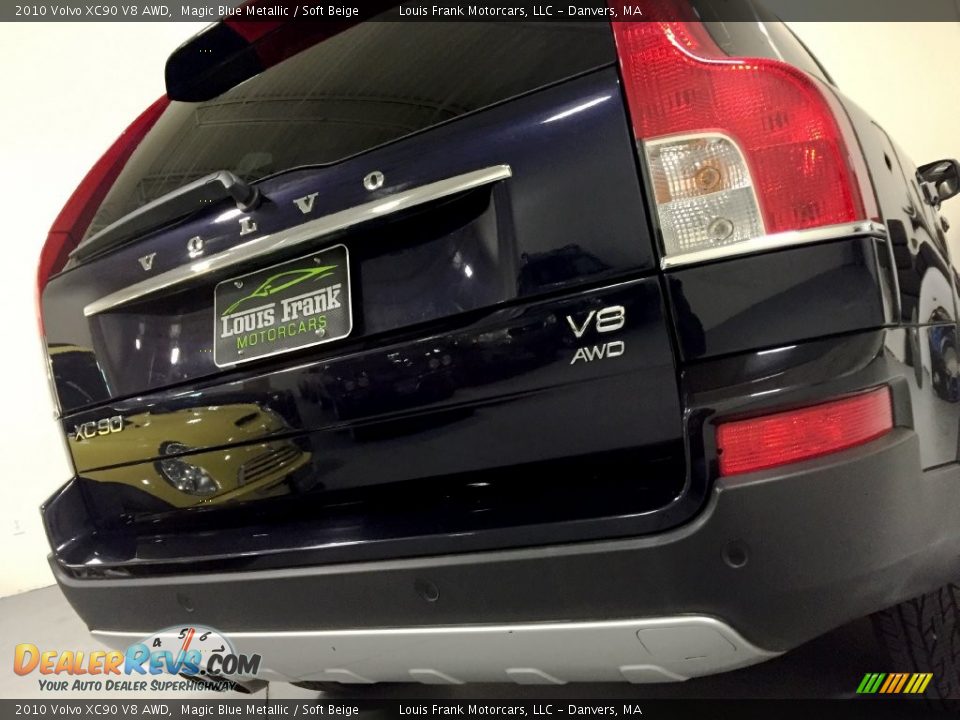 2010 Volvo XC90 V8 AWD Magic Blue Metallic / Soft Beige Photo #27