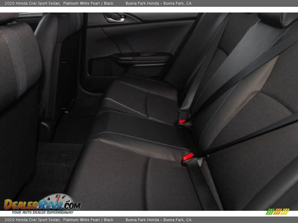 2020 Honda Civic Sport Sedan Platinum White Pearl / Black Photo #17