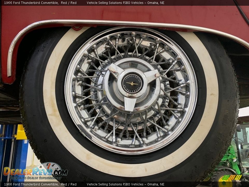 1966 Ford Thunderbird Convertible Red / Red Photo #19