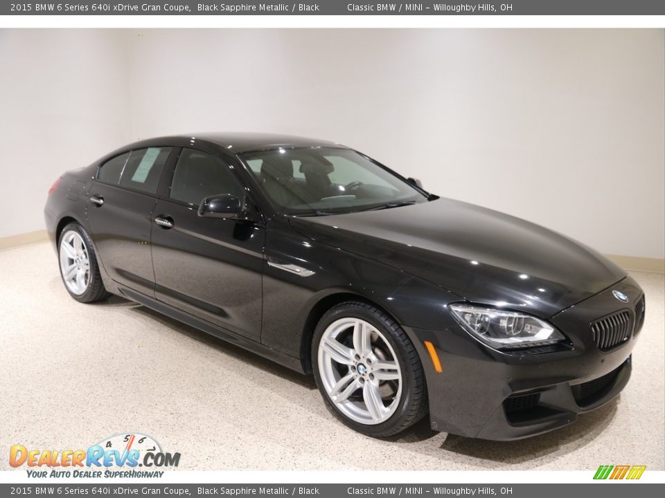 Front 3/4 View of 2015 BMW 6 Series 640i xDrive Gran Coupe Photo #1