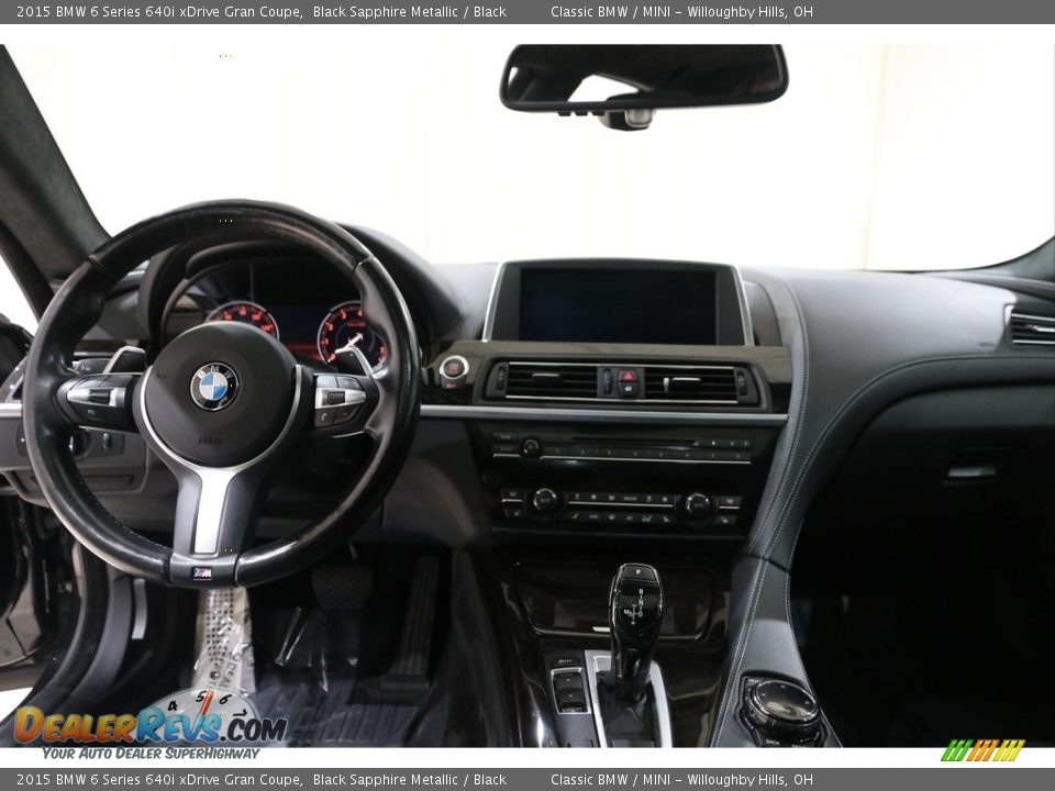 Dashboard of 2015 BMW 6 Series 640i xDrive Gran Coupe Photo #6