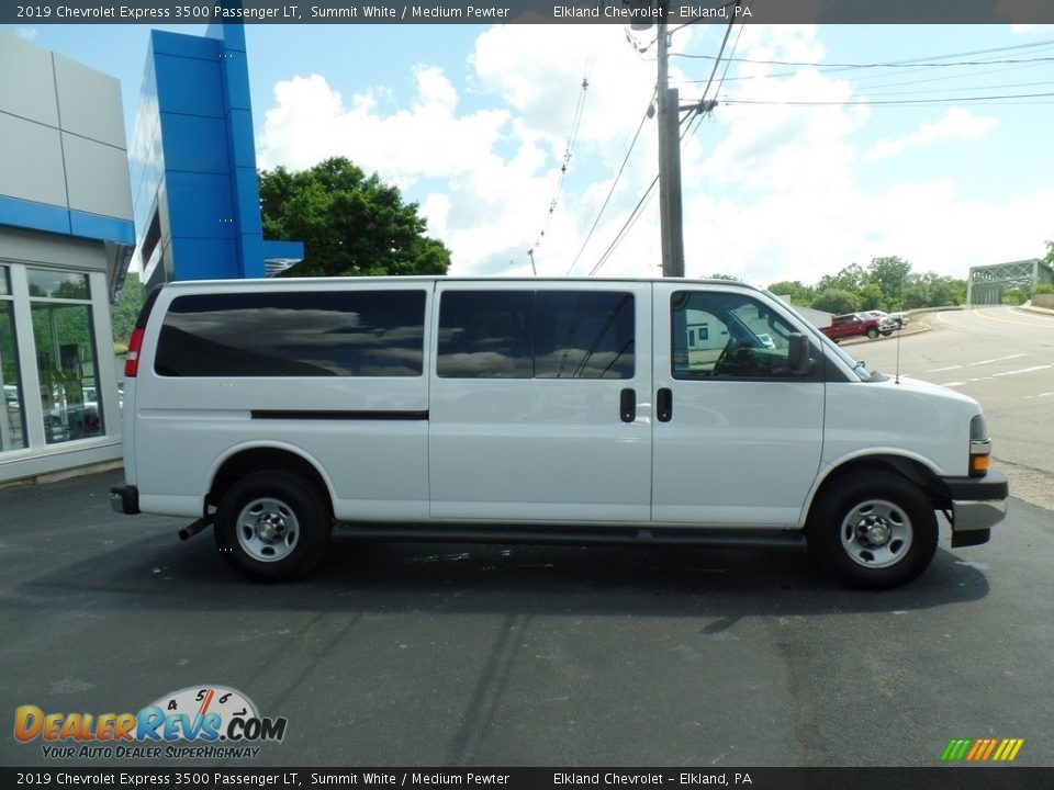 2019 Chevrolet Express 3500 Passenger LT Summit White / Medium Pewter Photo #5