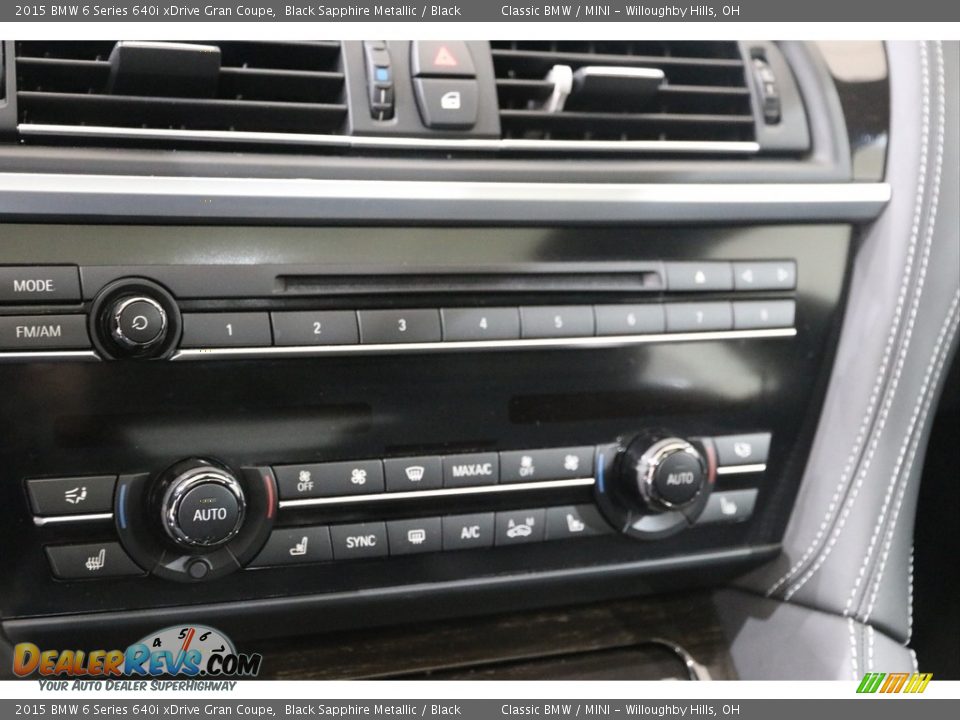 Controls of 2015 BMW 6 Series 640i xDrive Gran Coupe Photo #13
