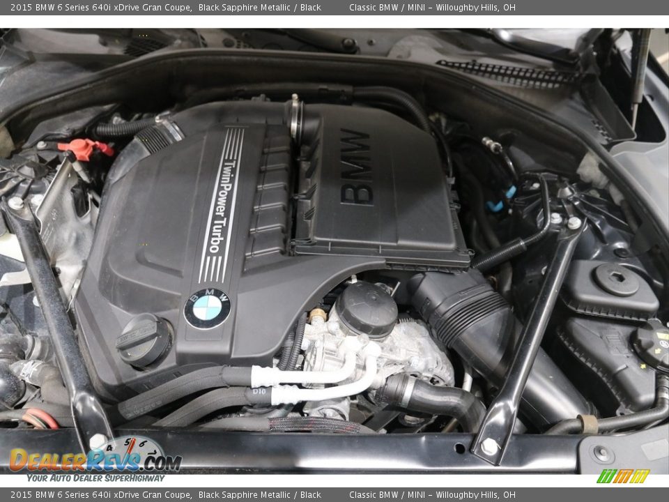 2015 BMW 6 Series 640i xDrive Gran Coupe 3.0 Liter TwinPower Turbocharged DI DOHC 24-Valve VVT Inline 6 Cylinder Engine Photo #20