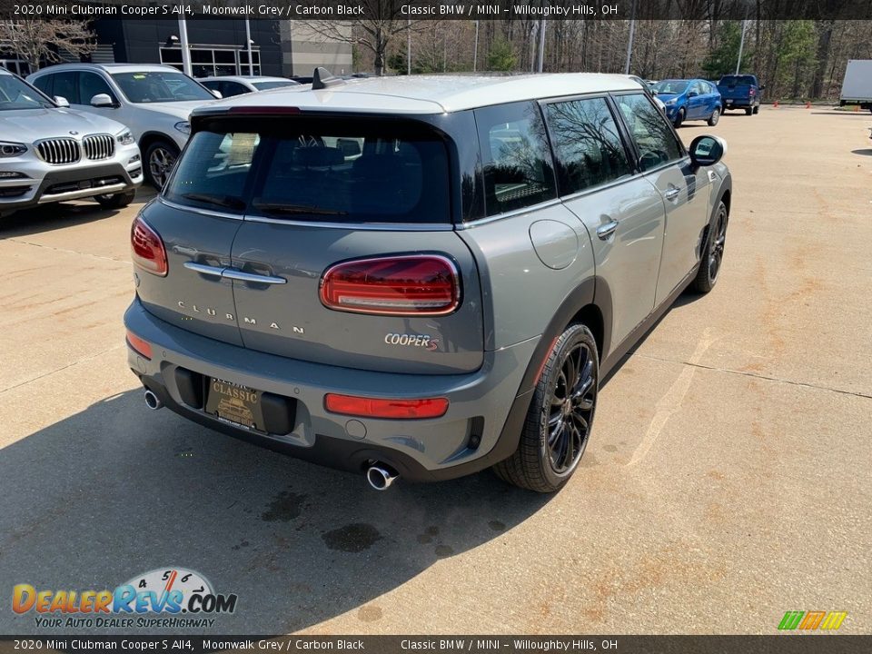 2020 Mini Clubman Cooper S All4 Moonwalk Grey / Carbon Black Photo #3