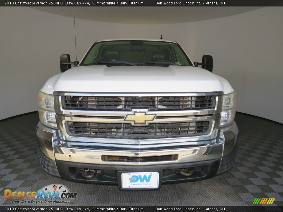 2010 Chevrolet Silverado 2500HD Crew Cab 4x4 Summit White / Dark Titanium Photo #4