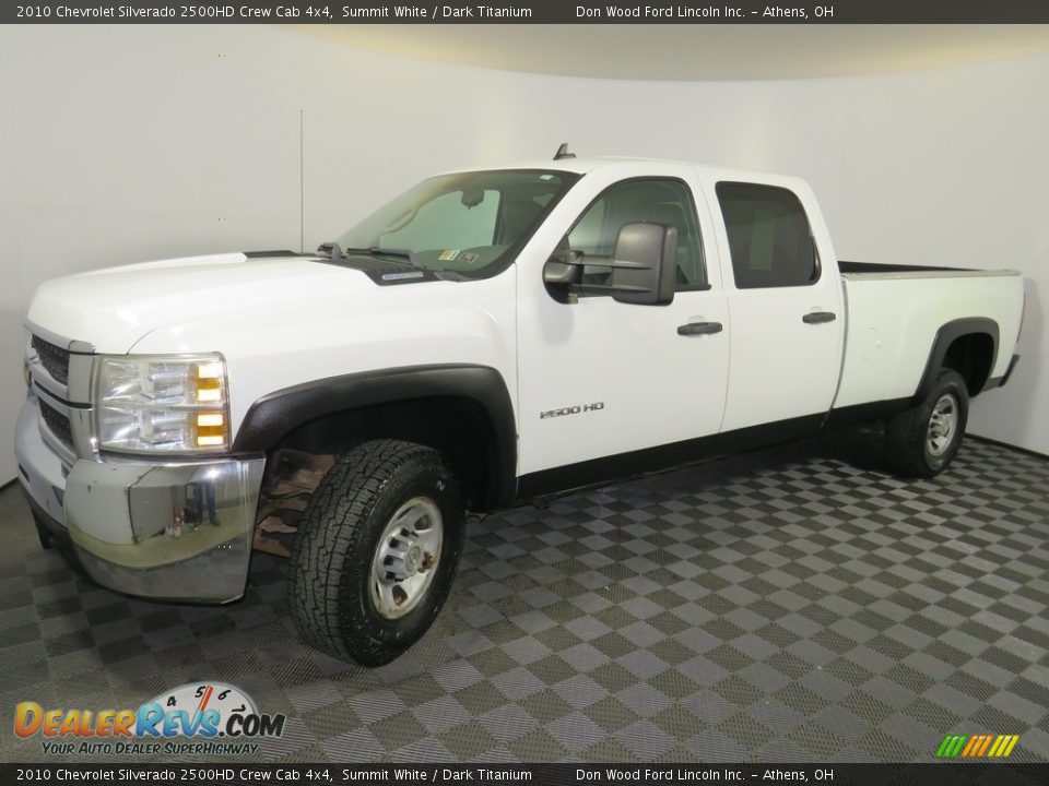 2010 Chevrolet Silverado 2500HD Crew Cab 4x4 Summit White / Dark Titanium Photo #7