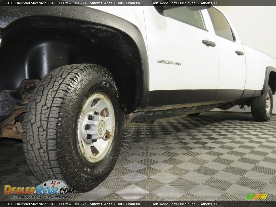 2010 Chevrolet Silverado 2500HD Crew Cab 4x4 Summit White / Dark Titanium Photo #8