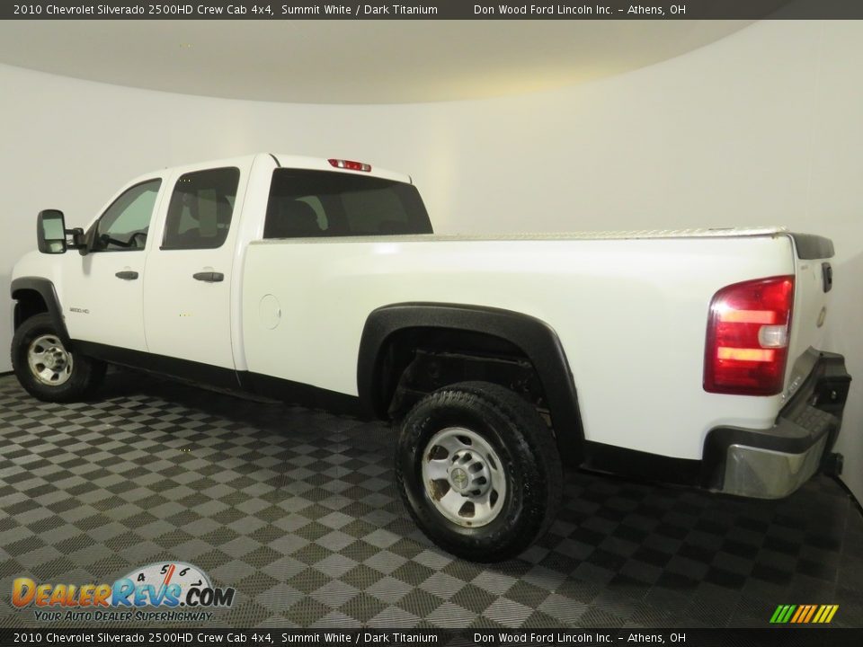 2010 Chevrolet Silverado 2500HD Crew Cab 4x4 Summit White / Dark Titanium Photo #9