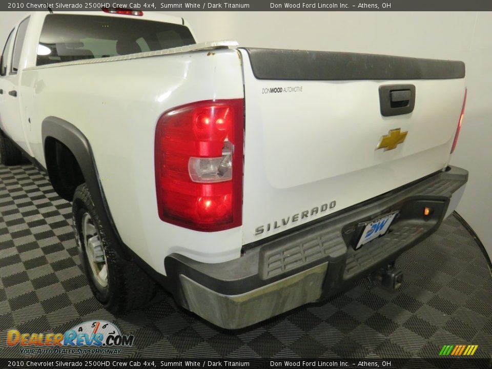 2010 Chevrolet Silverado 2500HD Crew Cab 4x4 Summit White / Dark Titanium Photo #11