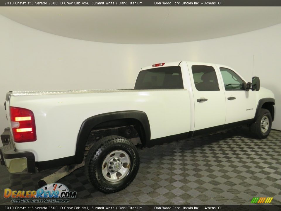 2010 Chevrolet Silverado 2500HD Crew Cab 4x4 Summit White / Dark Titanium Photo #13