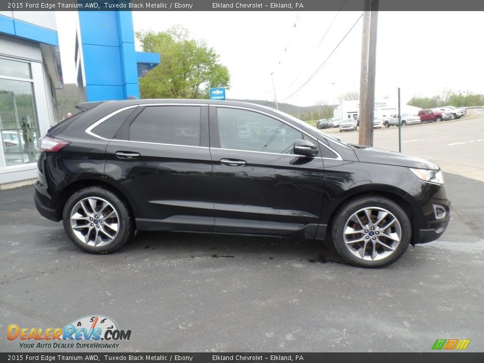 Tuxedo Black Metallic 2015 Ford Edge Titanium AWD Photo #5