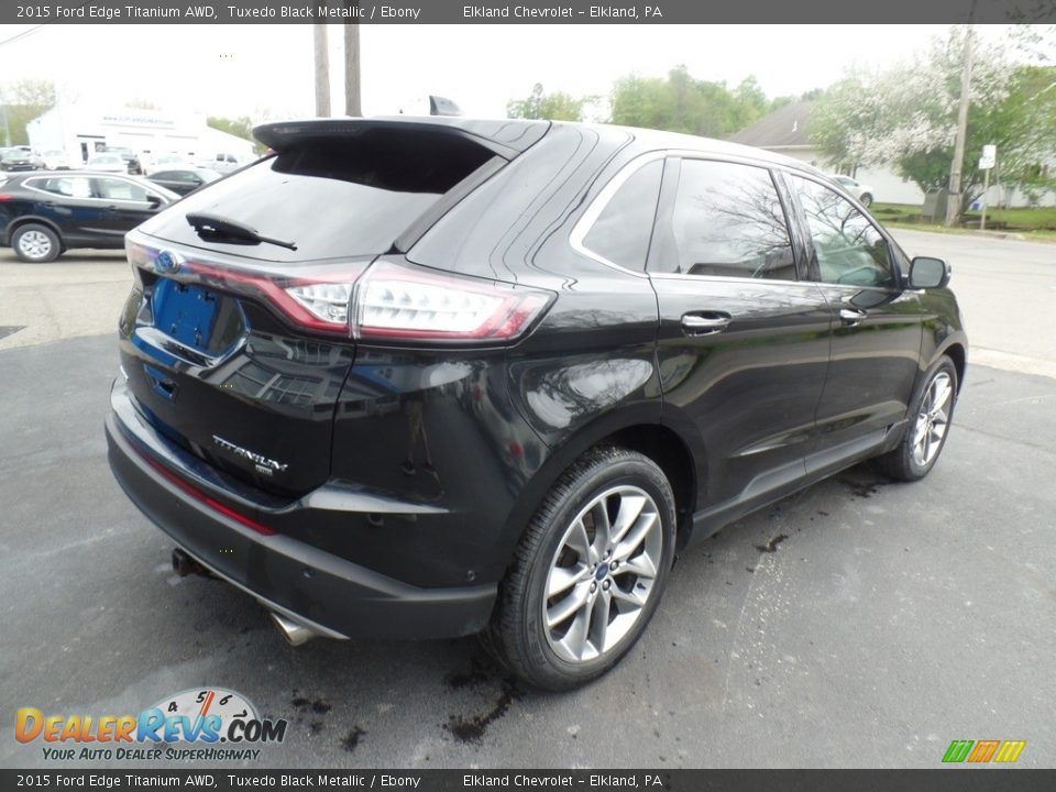 Tuxedo Black Metallic 2015 Ford Edge Titanium AWD Photo #6