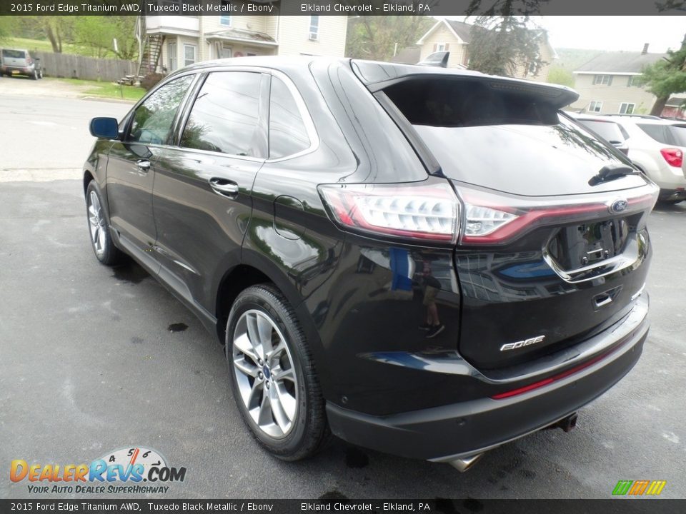 Tuxedo Black Metallic 2015 Ford Edge Titanium AWD Photo #8