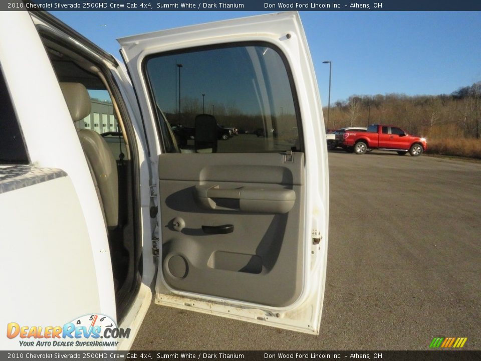 2010 Chevrolet Silverado 2500HD Crew Cab 4x4 Summit White / Dark Titanium Photo #19