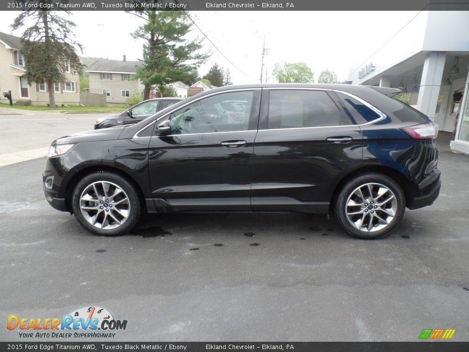 Tuxedo Black Metallic 2015 Ford Edge Titanium AWD Photo #9