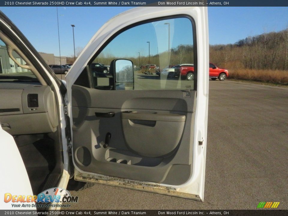 2010 Chevrolet Silverado 2500HD Crew Cab 4x4 Summit White / Dark Titanium Photo #21