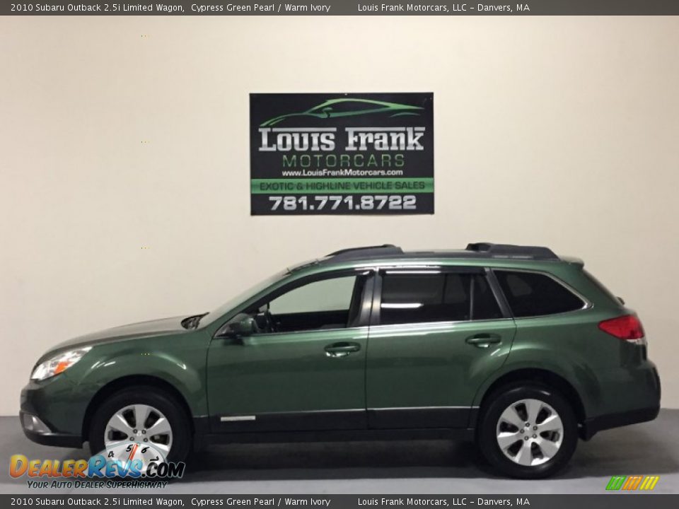 2010 Subaru Outback 2.5i Limited Wagon Cypress Green Pearl / Warm Ivory Photo #1