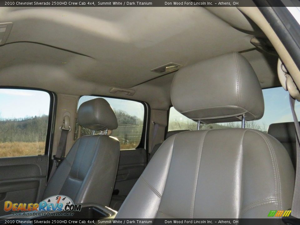 2010 Chevrolet Silverado 2500HD Crew Cab 4x4 Summit White / Dark Titanium Photo #28