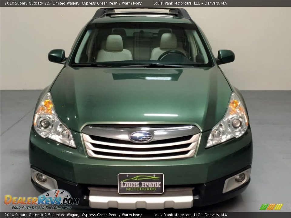 2010 Subaru Outback 2.5i Limited Wagon Cypress Green Pearl / Warm Ivory Photo #7