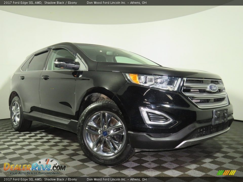 2017 Ford Edge SEL AWD Shadow Black / Ebony Photo #1