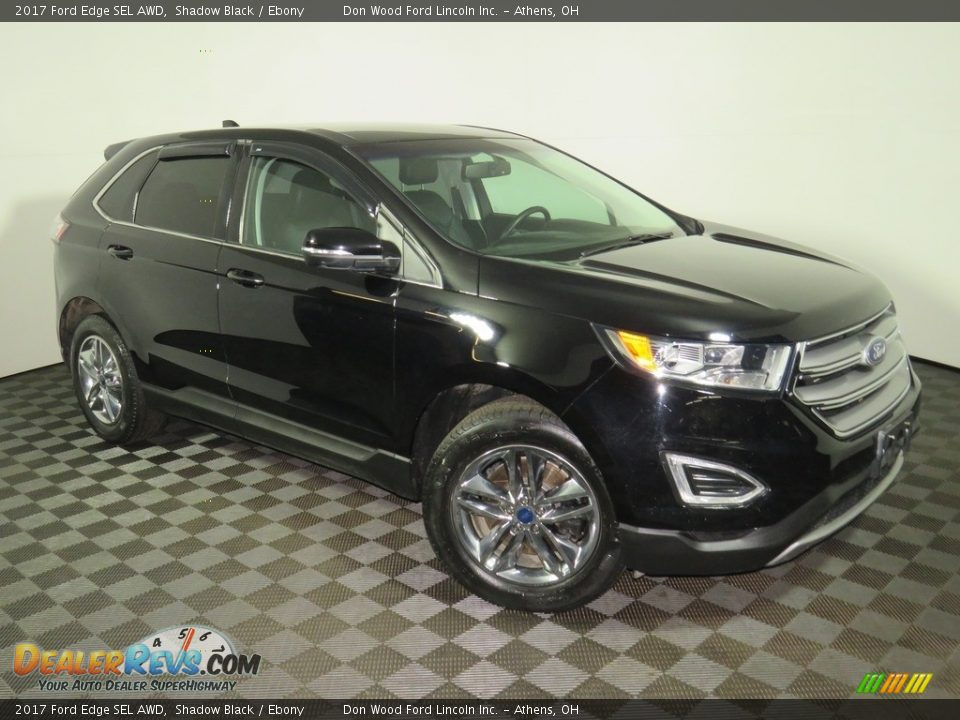 2017 Ford Edge SEL AWD Shadow Black / Ebony Photo #2