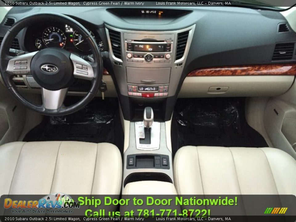 2010 Subaru Outback 2.5i Limited Wagon Cypress Green Pearl / Warm Ivory Photo #10