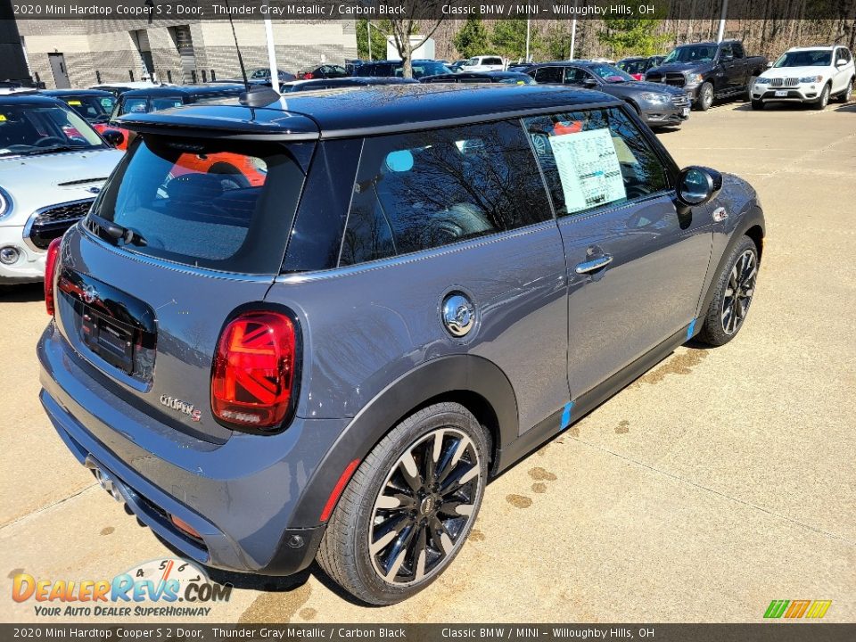 2020 Mini Hardtop Cooper S 2 Door Thunder Gray Metallic / Carbon Black Photo #2