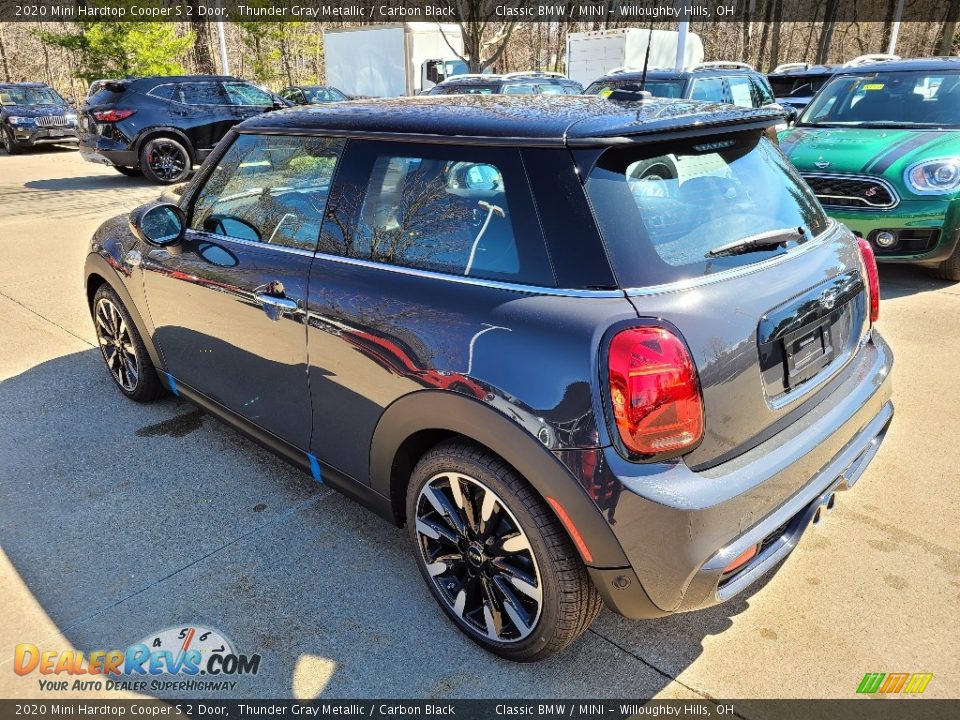 2020 Mini Hardtop Cooper S 2 Door Thunder Gray Metallic / Carbon Black Photo #3