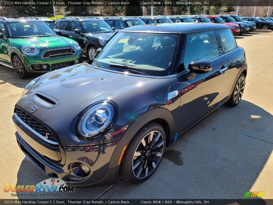 2020 Mini Hardtop Cooper S 2 Door Thunder Gray Metallic / Carbon Black Photo #4