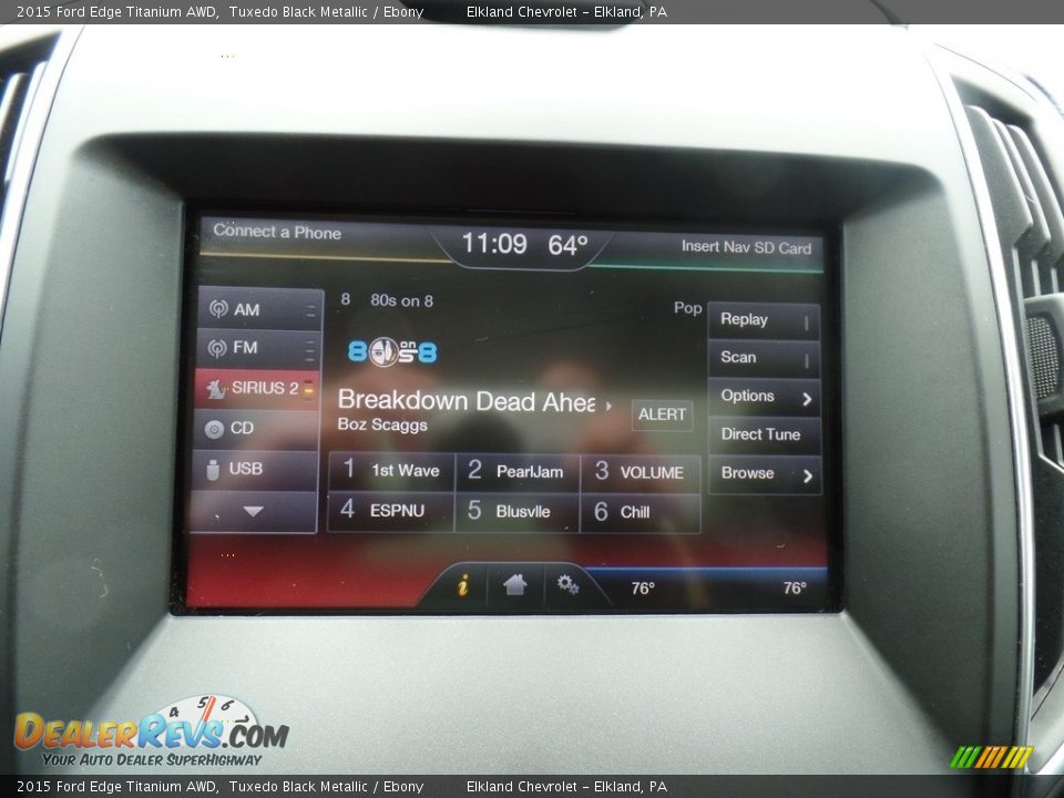 Controls of 2015 Ford Edge Titanium AWD Photo #28