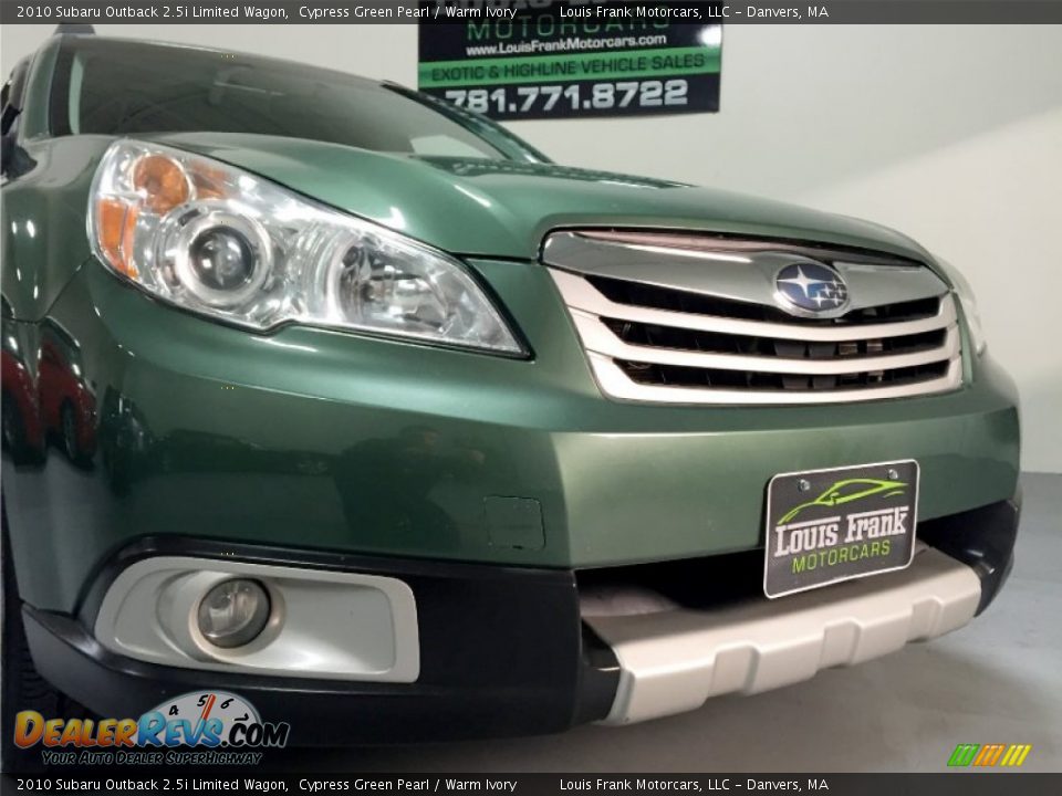 2010 Subaru Outback 2.5i Limited Wagon Cypress Green Pearl / Warm Ivory Photo #28