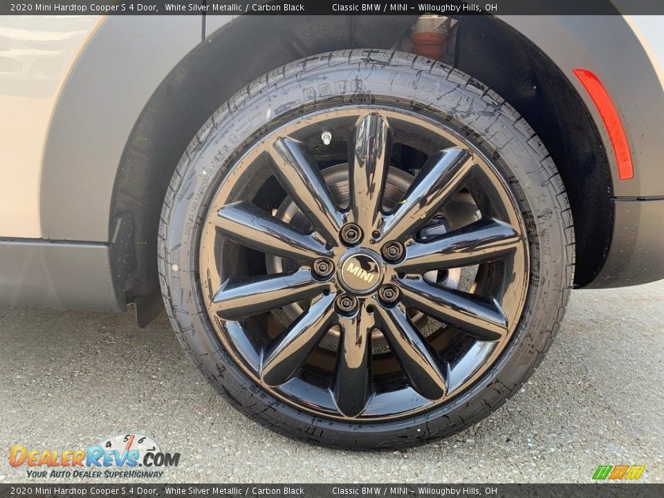2020 Mini Hardtop Cooper S 4 Door White Silver Metallic / Carbon Black Photo #4