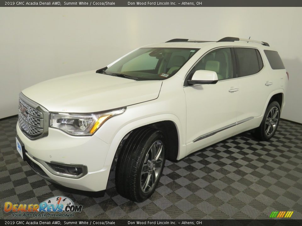 2019 GMC Acadia Denali AWD Summit White / Cocoa/Shale Photo #7