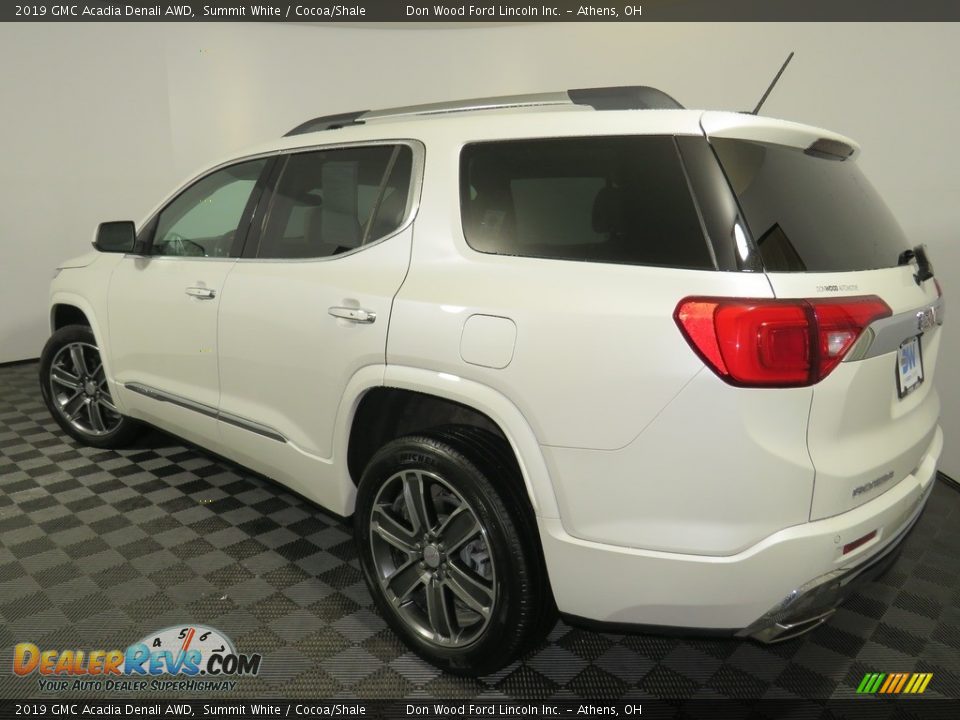 2019 GMC Acadia Denali AWD Summit White / Cocoa/Shale Photo #9