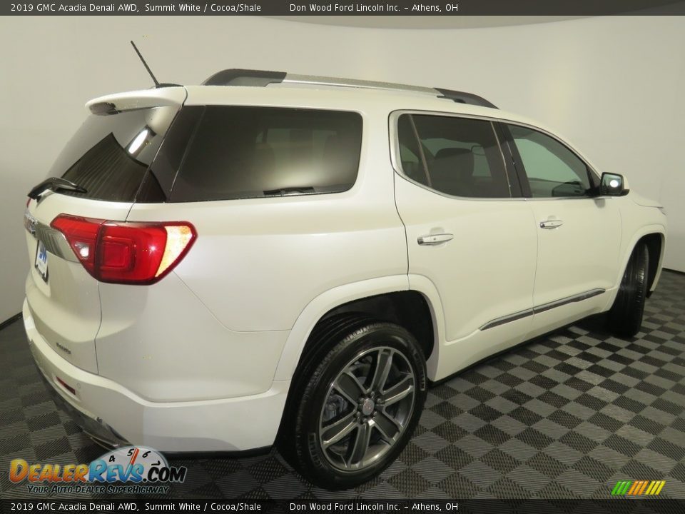 2019 GMC Acadia Denali AWD Summit White / Cocoa/Shale Photo #16