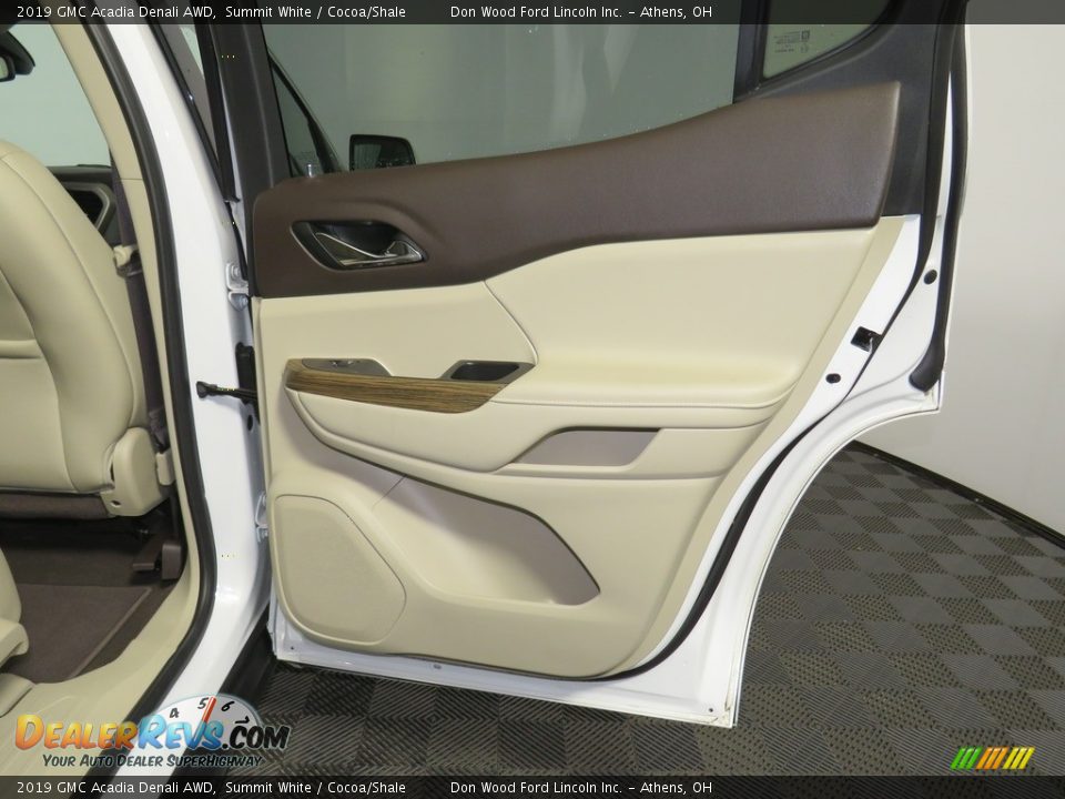 2019 GMC Acadia Denali AWD Summit White / Cocoa/Shale Photo #24