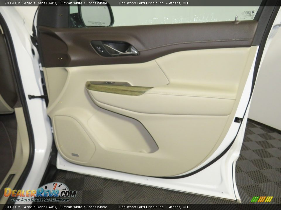 2019 GMC Acadia Denali AWD Summit White / Cocoa/Shale Photo #26