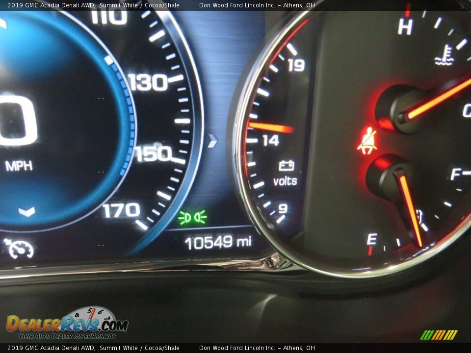2019 GMC Acadia Denali AWD Summit White / Cocoa/Shale Photo #30