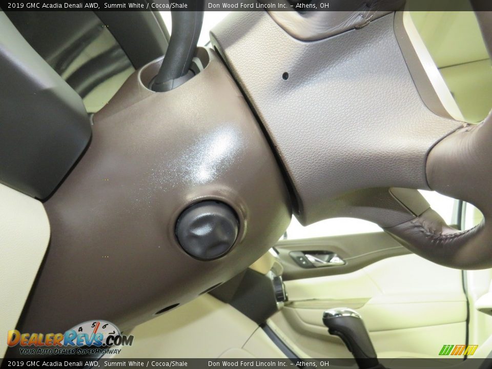 2019 GMC Acadia Denali AWD Summit White / Cocoa/Shale Photo #33