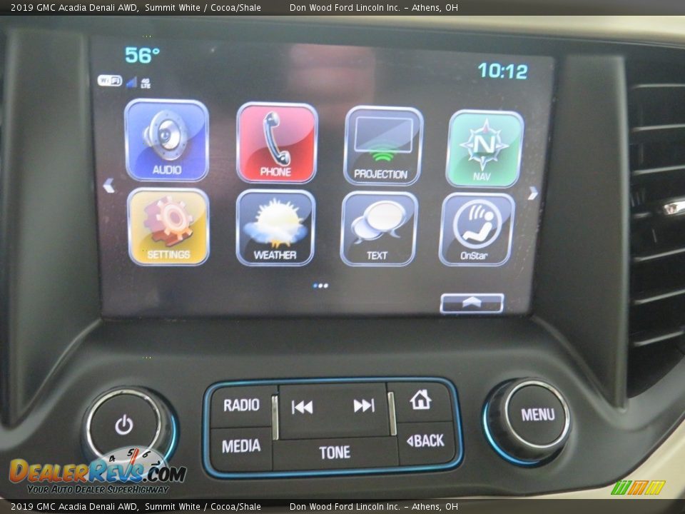 2019 GMC Acadia Denali AWD Summit White / Cocoa/Shale Photo #35