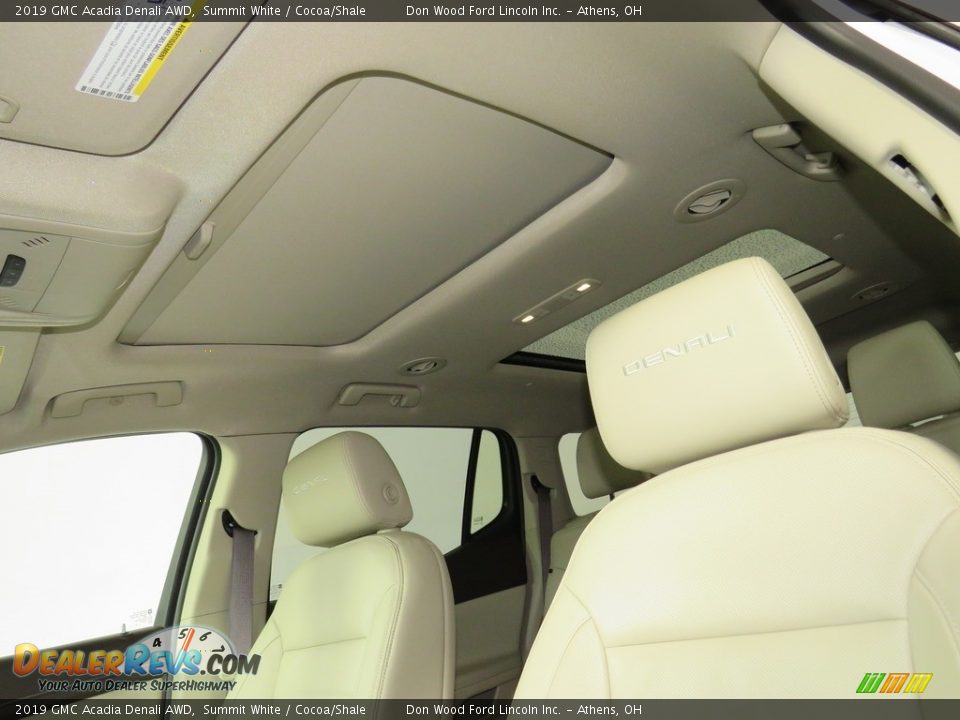 2019 GMC Acadia Denali AWD Summit White / Cocoa/Shale Photo #36