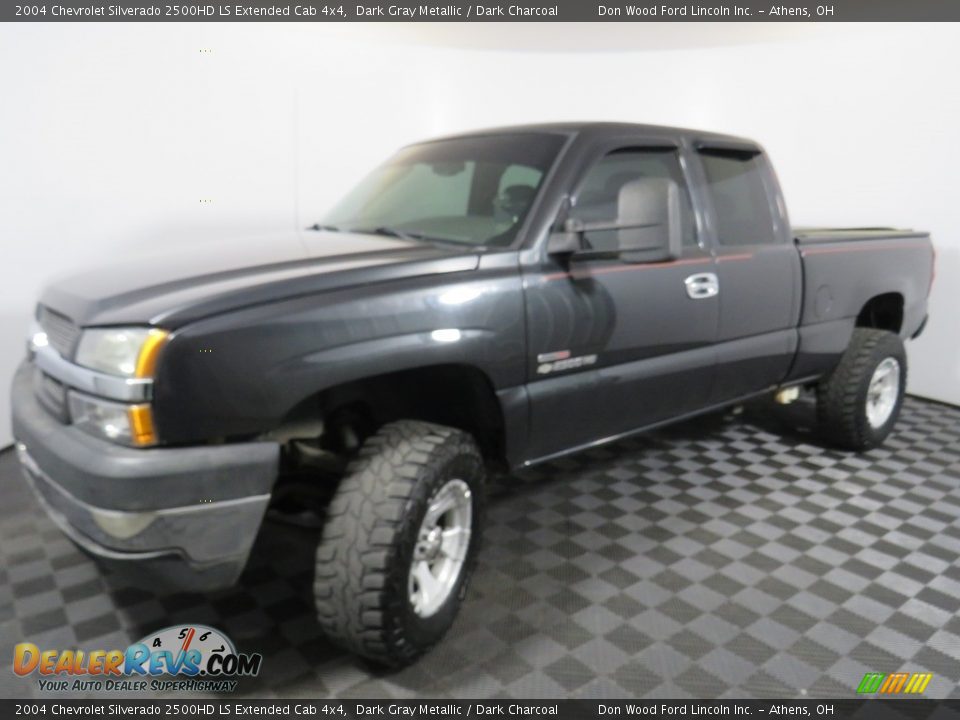 2004 Chevrolet Silverado 2500HD LS Extended Cab 4x4 Dark Gray Metallic / Dark Charcoal Photo #7