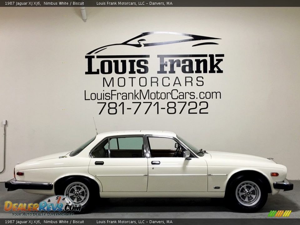 Nimbus White 1987 Jaguar XJ XJ6 Photo #6