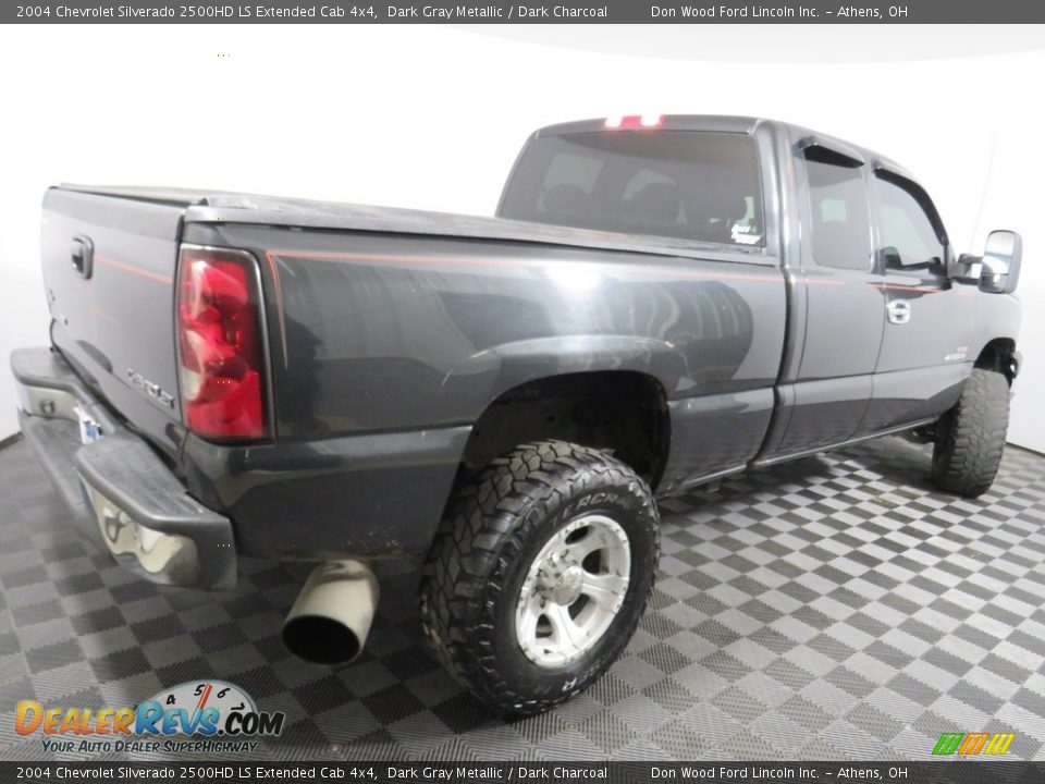 2004 Chevrolet Silverado 2500HD LS Extended Cab 4x4 Dark Gray Metallic / Dark Charcoal Photo #13