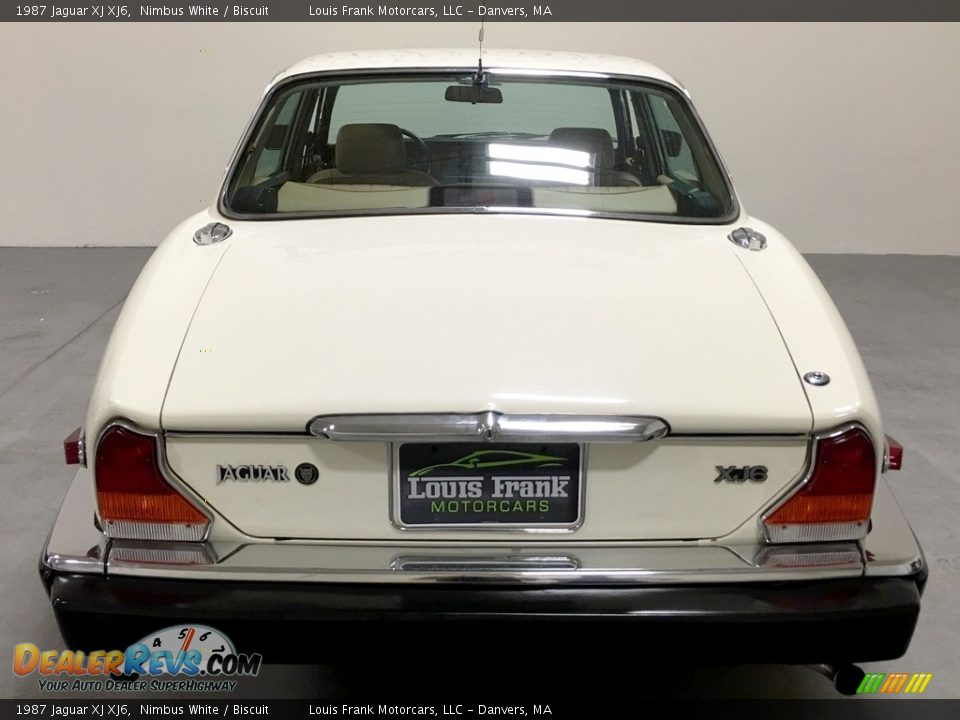 1987 Jaguar XJ XJ6 Nimbus White / Biscuit Photo #8