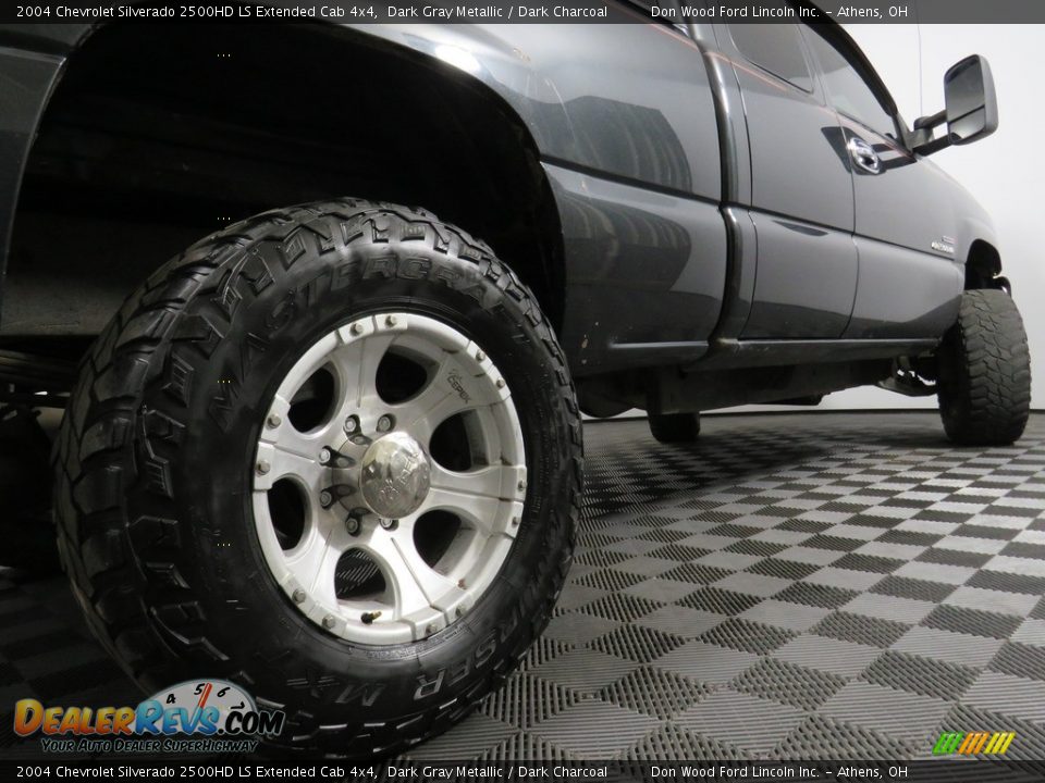 2004 Chevrolet Silverado 2500HD LS Extended Cab 4x4 Dark Gray Metallic / Dark Charcoal Photo #14