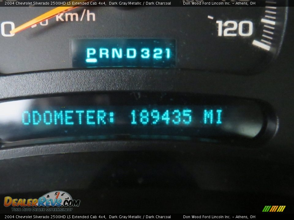 2004 Chevrolet Silverado 2500HD LS Extended Cab 4x4 Dark Gray Metallic / Dark Charcoal Photo #24