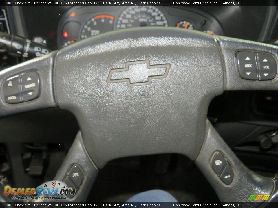 2004 Chevrolet Silverado 2500HD LS Extended Cab 4x4 Dark Gray Metallic / Dark Charcoal Photo #25