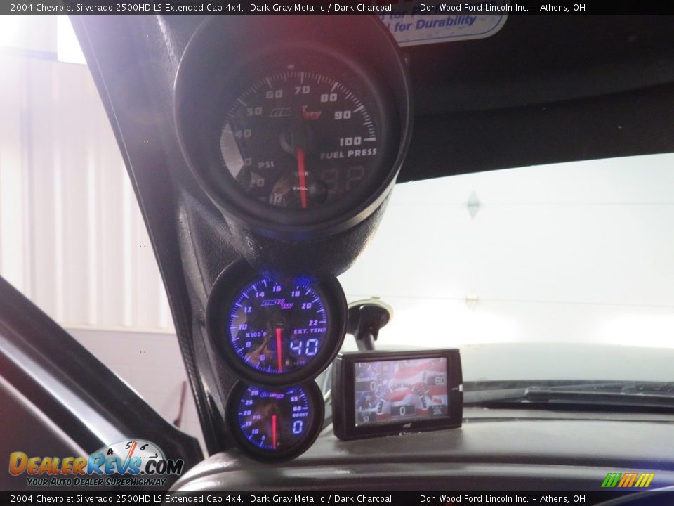 2004 Chevrolet Silverado 2500HD LS Extended Cab 4x4 Dark Gray Metallic / Dark Charcoal Photo #27